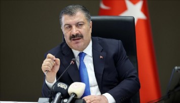 Sağlık Bakanı Koca, 1 haftalık vaka haritasını paylaştı