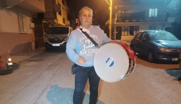  ‘Davulcu Abla’ 6 yıldır sahura kaldırıyor