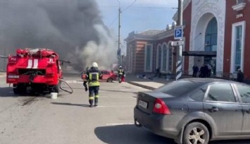 Ukrayna'da tren garı vuruldu: En az 30 ölü