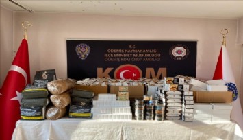 İzmir’de kaçak tütün operasyonu