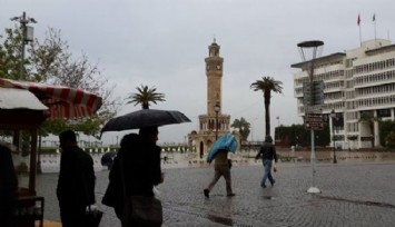 İzmir’de Nisan yağmurları başlıyor