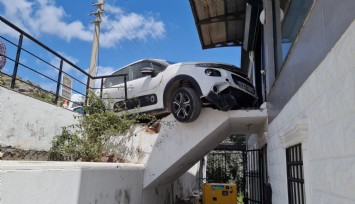 Vitesi karıştırınca işletmeye çarptı