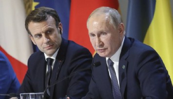 Putin'den Macron'a tebrik