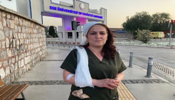 İzmir'de hastane içerisinde, doktordan doktor eşine şiddet