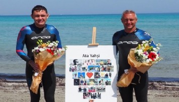 Sakız Adası’ndan Çeşme’ye yüzerek geçen ilk otizmli sporcu oldu