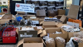 İzmir'de kaçak tütün operasyonu: 2 gözaltı