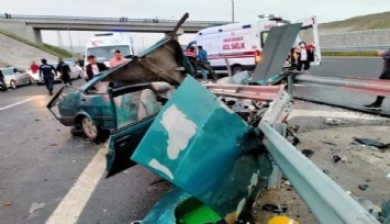 İzmir’de feci kaza: 2 can kaybı, 3 yaralı