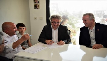 Bornova Belediyesinde muhtarlar ve mahalleliyle birlikte planlama
