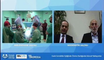 Avrupalı ürologlar İzmirli doktorun koordinatörlüğünde canlı yayınlanan operasyona katıldı