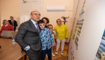 Soyer'e anlamlı ziyaret: ‘’Başkan amca seni seviyorum’’
