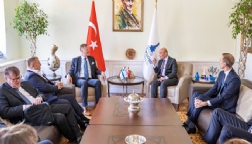 Başkan Soyer Finlandiya heyetini ağırladı