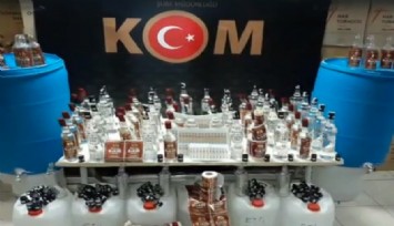 İzmir'de sahte etil alkol baskını: 10 bin litreyi aşkın ele geçirildi