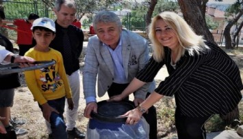 Çeşme'de tohumlar geleceğe taşınıyor