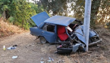 Aydın’da çaldıkları araçla İzmir’de kaza yapan 15 yaşındaki iki çocuk ağır yaralandı  