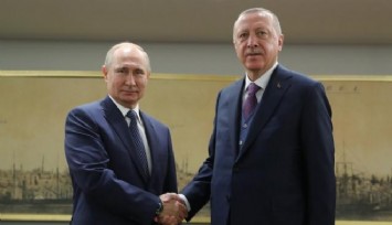 Cumhurbaşkanı Erdoğan ile Putin görüştü