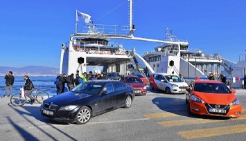 İzmir Körfezi’nde araba vapurlarında seferlere yeni düzenleme  