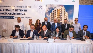 İzmir’den Türkiye’ye örnek olacak model: “Halk Konut” Projesi’nde imzalar atıldı