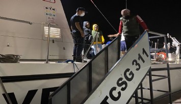 39 göçmen kurtarıldı, 32'si yakalandı