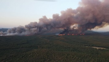Marmaris’te yangın: Havadan ve karadan müdahale ediliyor