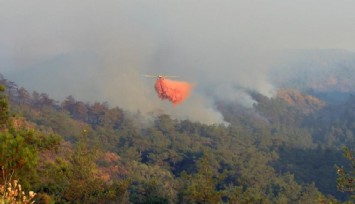 Marmaris ormanları yanıyor: 20 helikopter, 14 uçak ile müdahale