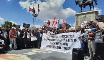 Gazeteciler, ‘Sansür Yasası’na  ‘hayır’ dedi