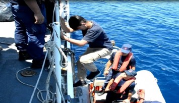 218 göçmen kurtarıldı, 37'si yakalandı