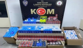 İzmir’de bin adet gümrük kaçağı cep telefonu ele geçirildi