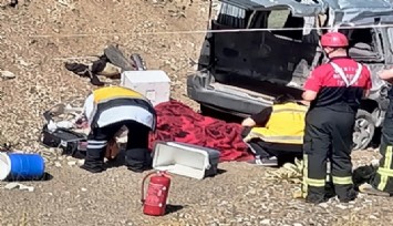 Korkunç kaza: Uçuruma yuvarlanan araçta iki can kaybı