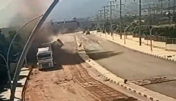 Manisa OSB'de korkutan doğalgaz patlaması