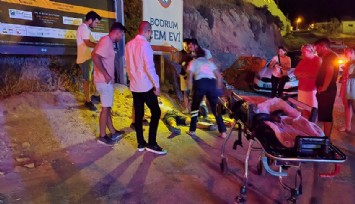 Yaralıyı bırakıp basına saldırdılar  