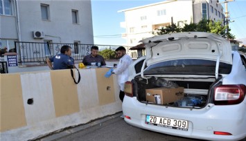 Şebeke liderinin aracında arama yapıldı