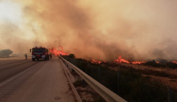 Çeşme yangınıyla ilgili 2 şüpheli adli kontrolle serbest bırakıldı