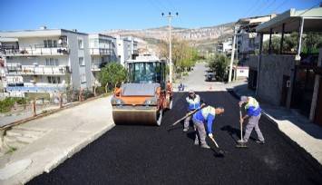 Bornova’da asfalt hamlesi   