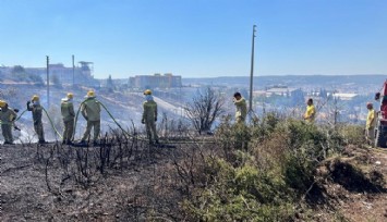 İzmir’de yangın: 1 helikopter ve 4 arazözle müdahale ediliyor