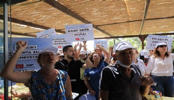Sığacık çevre katliamına karşı ayağa kalktı