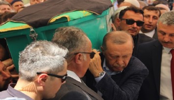 Cumhurbaşkanı Erdoğan Manisa’da cenaze törenine katıldı, aile dostu için Kur’an okudu  