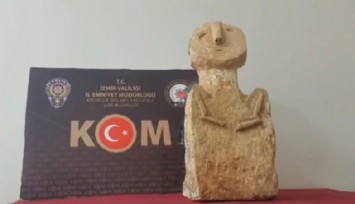 İzmir’de 11 bin 500 yıllık tarihi eser ele geçirildi  