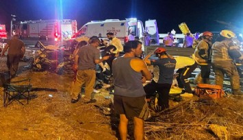  İzmir’de trafik kazası: 1 can kaybı, 4 yaralı