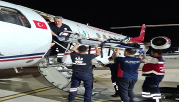 Ambulans uçak 2 yaşındaki bebek için havalandı