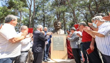 Konak Belediyesinden Aydın Erten’e vefa: Başkan Batur’un söz verdiği büst  ve rekreasyon alanı açıldı   
