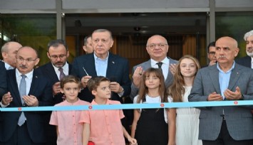 Cumhurbaşkanı Erdoğan, Manisa Büyükşehir Belediyesinin yeni hizmet binasını açtı