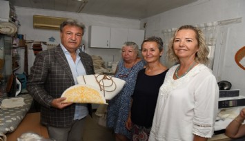 Başkan İduğ’dan Kadın Kooperatifi’ne destek