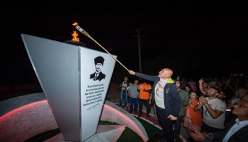 Zafer Yolu kafilesi Afyon’dan İzmir’e meşaleyle yola çıktı