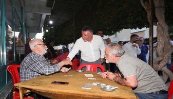 Başkan Sandal, ziyaretini Onur Mahallesi ile sürdürdü