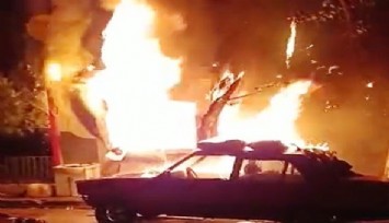 Manisa’da korku dolu anlar: Depoda çıkan yangın otomobillere sıçradı  