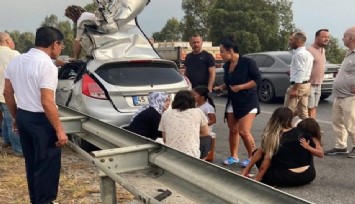 İzmir'de feci kaza: Anne hayatını kaybetti, 3 çocuk yaralı  