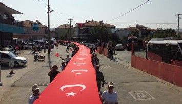 Zafer kafilesine Alaşehir'de coşkulu karşılama