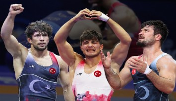 Güreşte 3 bronz madalya