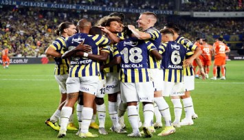 Fenerbahçe, Alanyaspor'u topa tuttu: 5-0