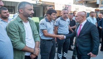 Başkan Soyer, acılı aileyi yalnız bırakmadı